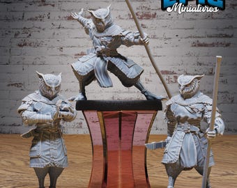 Owl Folk Monk - Epic Miniatures | #101 - Mighty Heroes