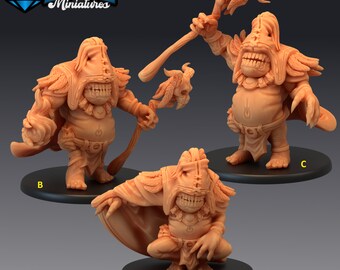 Ogre Warlock Series - Epic Miniatures | Large | Humanoids, Masculine