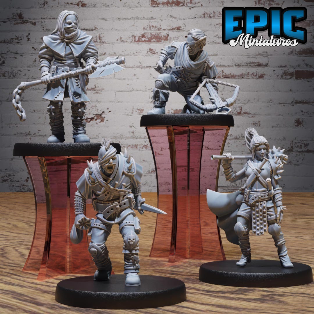 Bandit Leader - Epic Miniatures | #122 -wild Bandits - Etsy