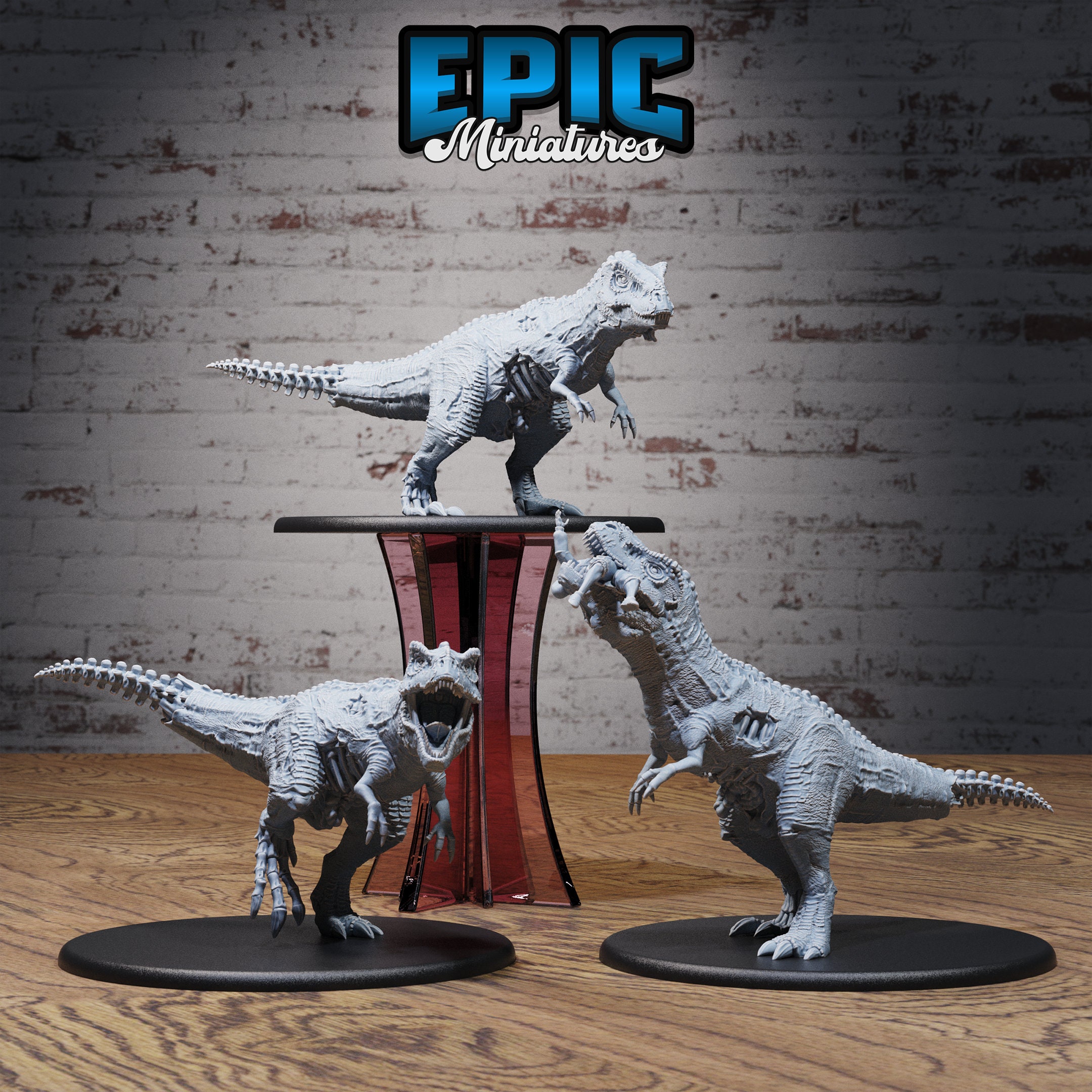 Zombie T-rex Series - Epic Miniatures | T-rex | Dinosaur | Huge - Etsy