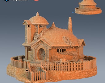 Halfling Hill House - Epic Miniatures | #65 Little Folk