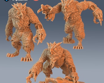 Zombie Owlbear - Epic Miniatures | #58 Tombs of Demise