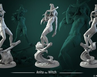 Anita the young Witch - White Werewolf Tavern | Miniatures | Human, Pinup
