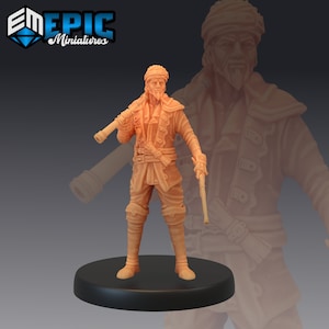 Pirate Sailing Master Navigating - Epic Miniatures | Pirate Sailing Master, Pirate