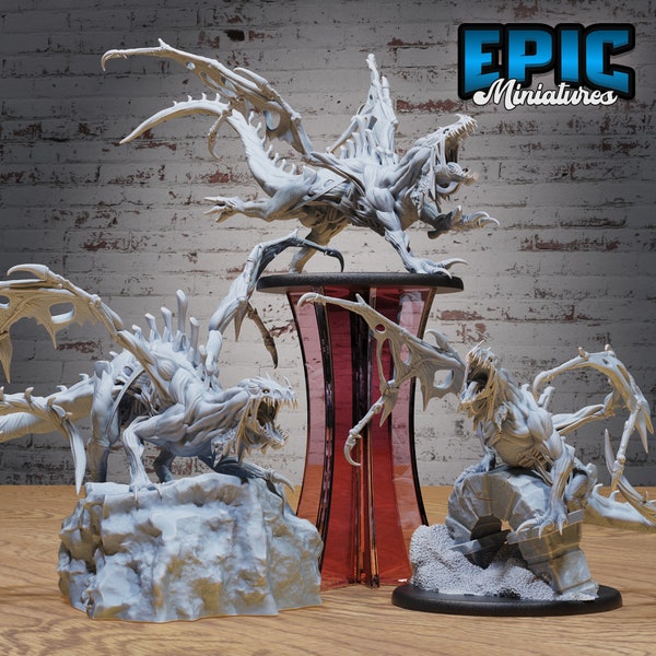 Rotting Young Dragon Series - Epic Miniatures | #90 Gruesome Graveyard