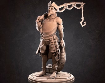 Fisherman - Bite the Bullet | Medium | Human, Masculine, Fishing Rod, Fisherman