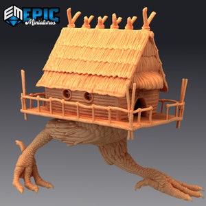 Baba Yagas Walking Hut - Epic Miniatures | Nightmare, Baba Yaga, Hut, House