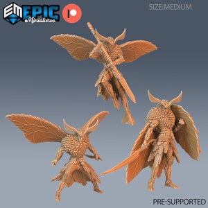 Moth Warrior Series - Epic Miniatures | Eternal Fungi