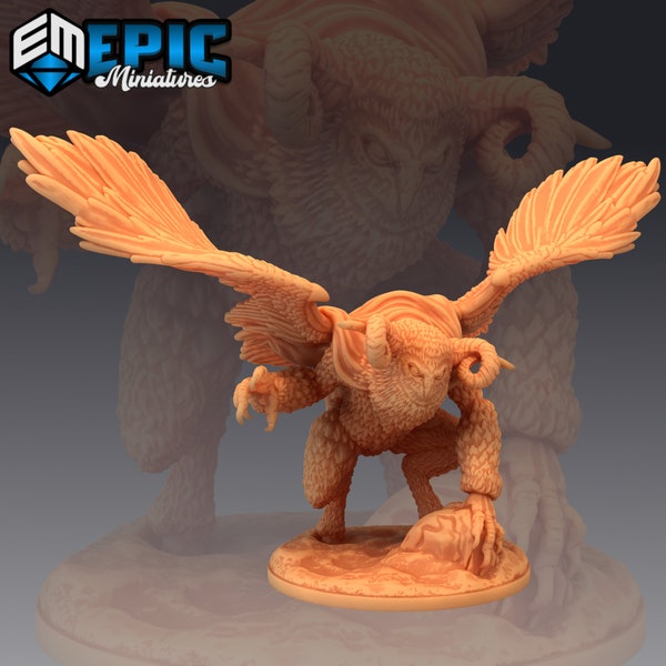 Owl Goddess Wings - Epic Miniatures | Large | Beast