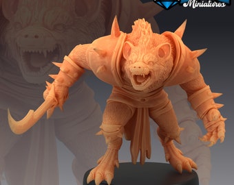 Gnoll Sword Charging - Epic Miniatures | Gnoll, Sword, Warrior
