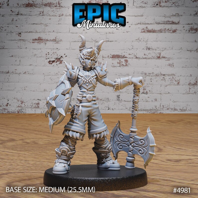 Young Barbarian - Epic Miniatures | #113 -Savage Attack 4981 Young Barbarian