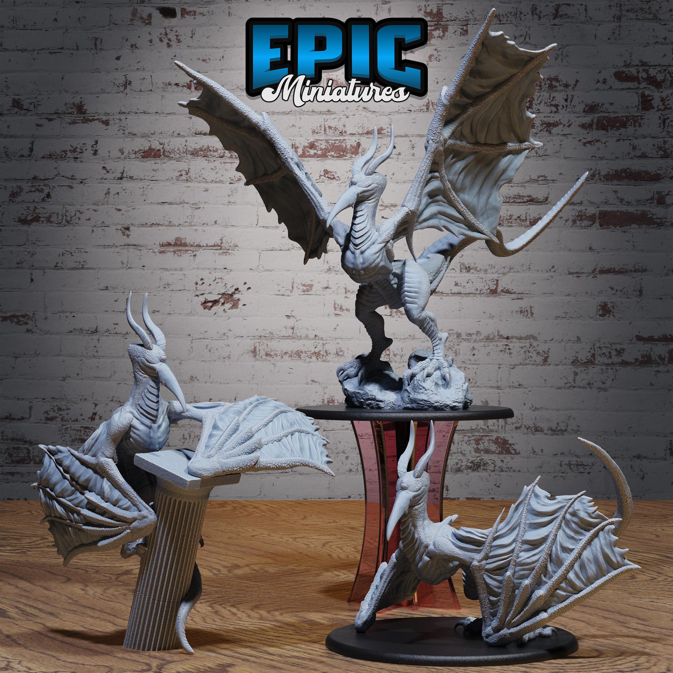 Cyclops Vyvern - Epic Miniatures | #141 - Beastly Champions - Etsy