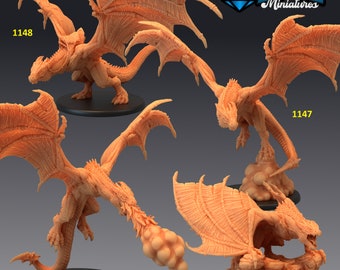 Draconic Wyvern Series - Epic Miniatures | Large | Beast, Masculine, Winged