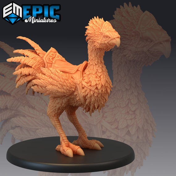 Terror Bird Mount - Epic Miniatures | Large | Beast - Etsy