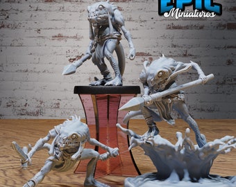Dark Fish Folk Series - Epic Miniatures | #92 Sinister Harbor
