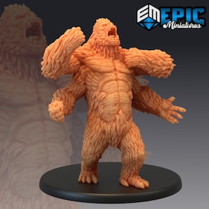 Girallon Roaring - Epic Miniatures | Gorrila, Girallon