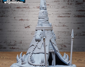 Orc Chief Tent - Epic Miniatures | #134 -Snow Orcs