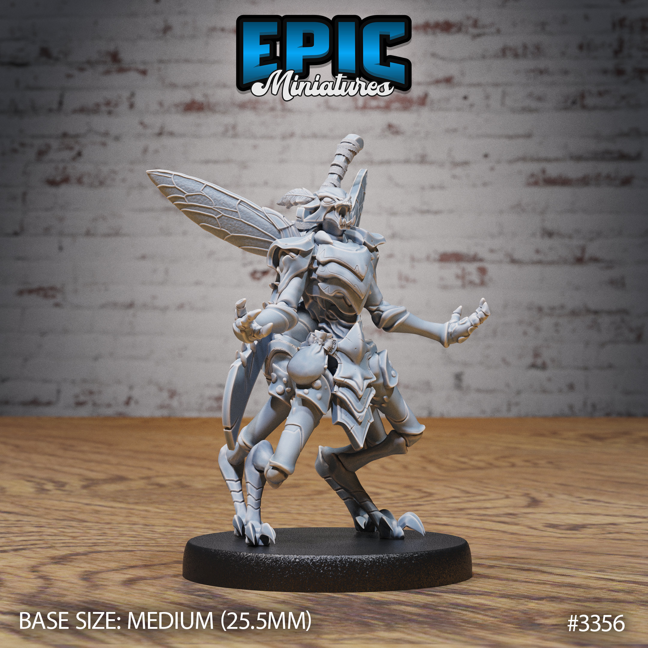 Epic Insect Insect Warrior Series - Epic Miniatures | Insectoid | Winged | Medium ...
