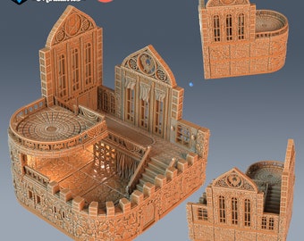 Modular Vampire Castle Tiles - Epic Miniatures | #64 Vampires Curse