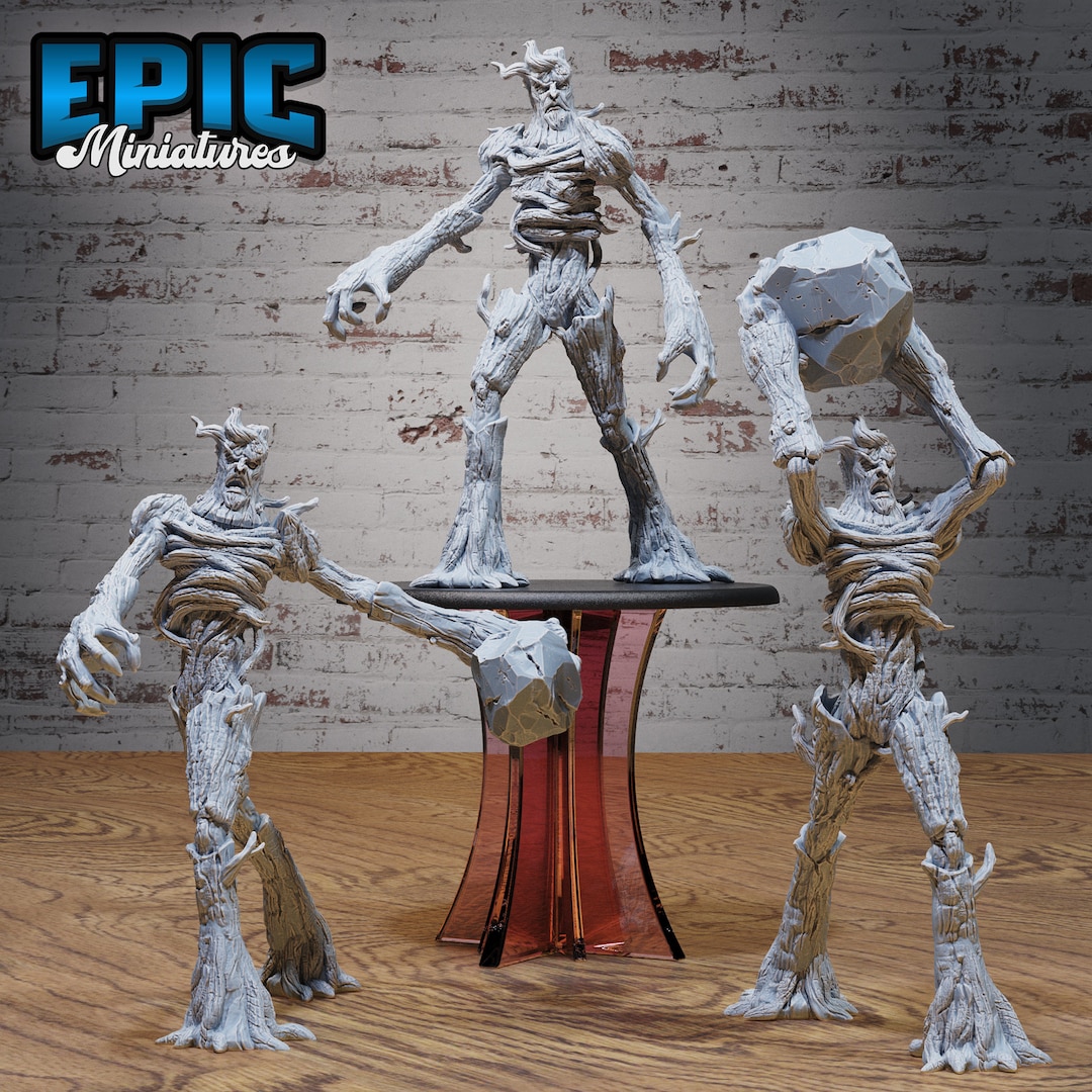 Bone Dry Treant - Epic Miniatures | #95 Elven Storm - Etsy