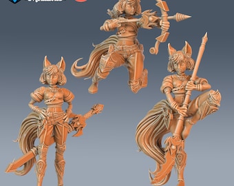 Fennec Girl - Epic Miniatures | #65 Little Folk