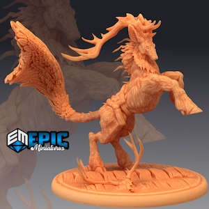 Deer King Mount - Epic Miniatures | Deer, King, Forest