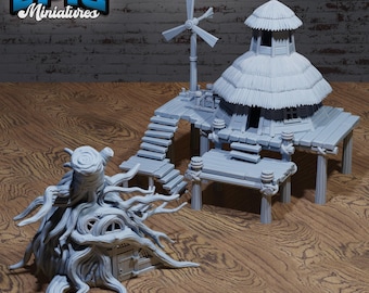 Swamp Huts - Epic Miniatures | #138 - Swamp Adventurer