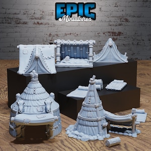 Bandit Camp Tents - Epic Miniatures | #86 Bandit Camp