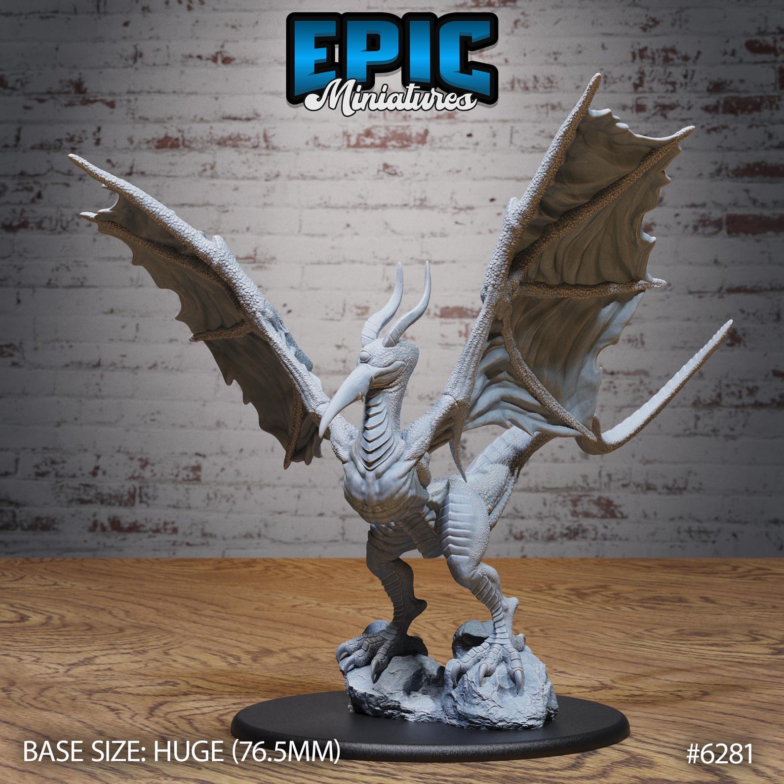 Cyclops Vyvern - Epic Miniatures | #141 - Beastly Champions - Etsy