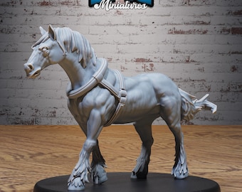 Carro de caballos mímico - Miniaturas épicas / #122 - Bandidos salvajes
