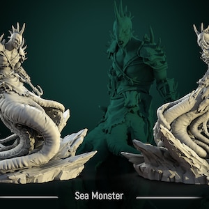 Sea Monster - White Werewolf Tavern | Small | Naga