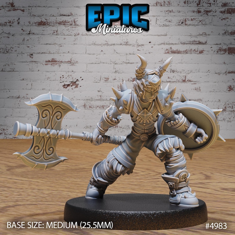 Young Barbarian - Epic Miniatures | #113 -Savage Attack 4983 Barbarian Rage