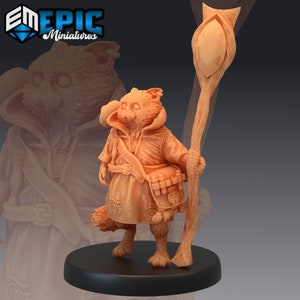 Tabaxi White Cat Sorcerer v2 - Epic Miniatures | Tabaxi, Sorcerer, Cat