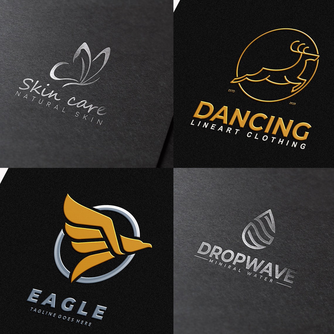 Premium logo design logo Premium Branding Package Luxury | Etsy