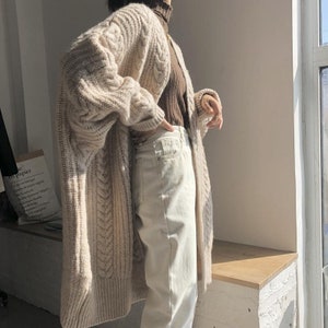 NEW Women Korean Casual Long Sweater Cardigan Soft Comfortable Solid Free Size Loose Long Sleeve Female Bat Sleeve Knitted