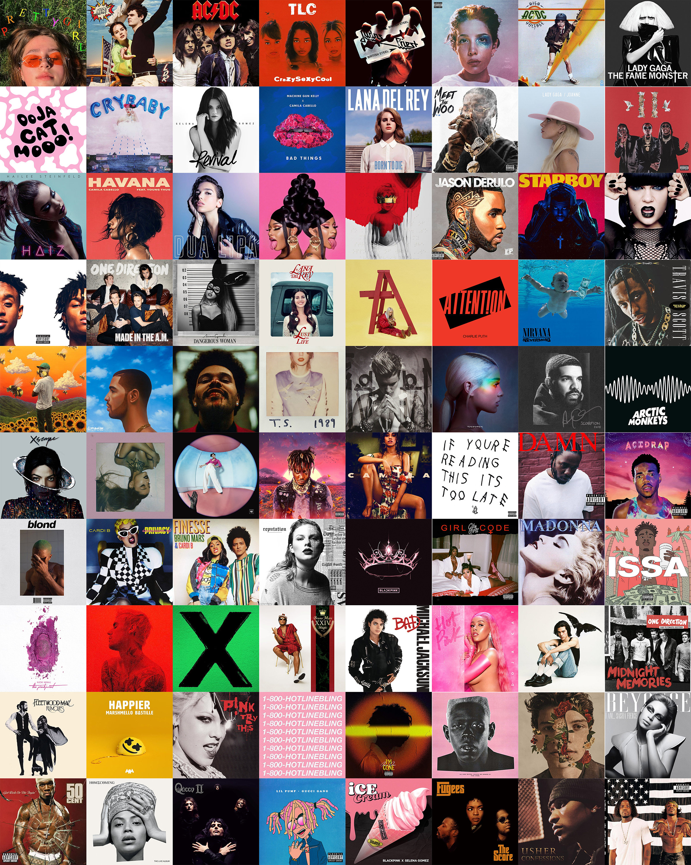 MusikAlbumCollageKit Digital Download 80 PCS Etsy Schweiz