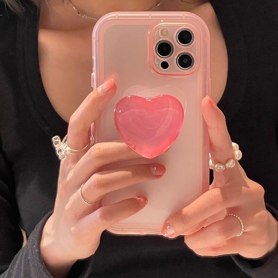 Phone Case For iPhone 14 13 Pro Max 12 11 XR 7 8 Square Heart
