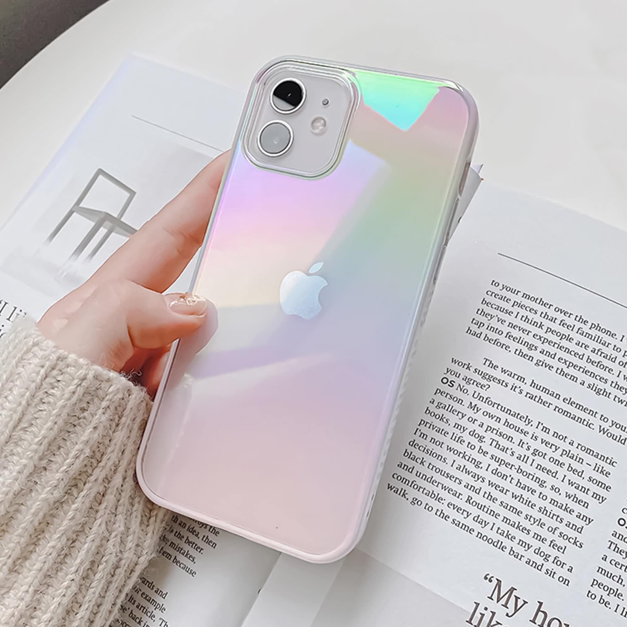 Laser Rainbow Stars Apple iPhone Case – Exoticase