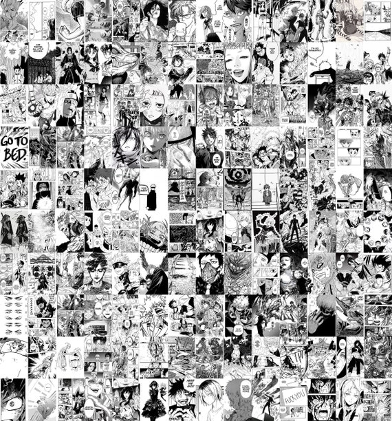 Manga Decoration Wallpaper, Manga Panel Wall Stickers