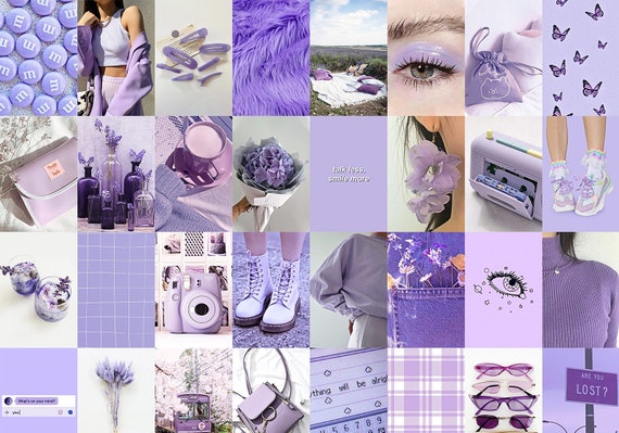 Buy ANERZA 100 PCS Purple Wall Collage Kit Aesthetic Pictures