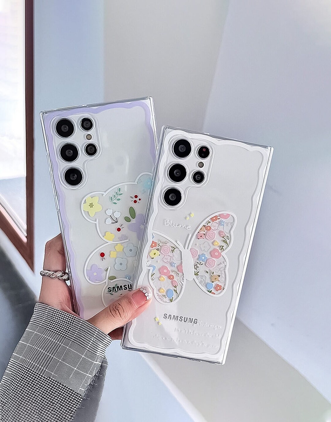 Aesthetic Butterfly Cute Phone Case for Samsung S23 S22 S21 FE - Etsy