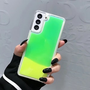 Luminous Neon Sand Phone Case for Samsung Galaxy S23 Ultra S22 Plus S21 ...