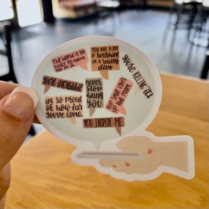 Kind Messages Vinyl Sticker