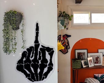 Hardcore Skelly Crochet Tapestry PATTERN