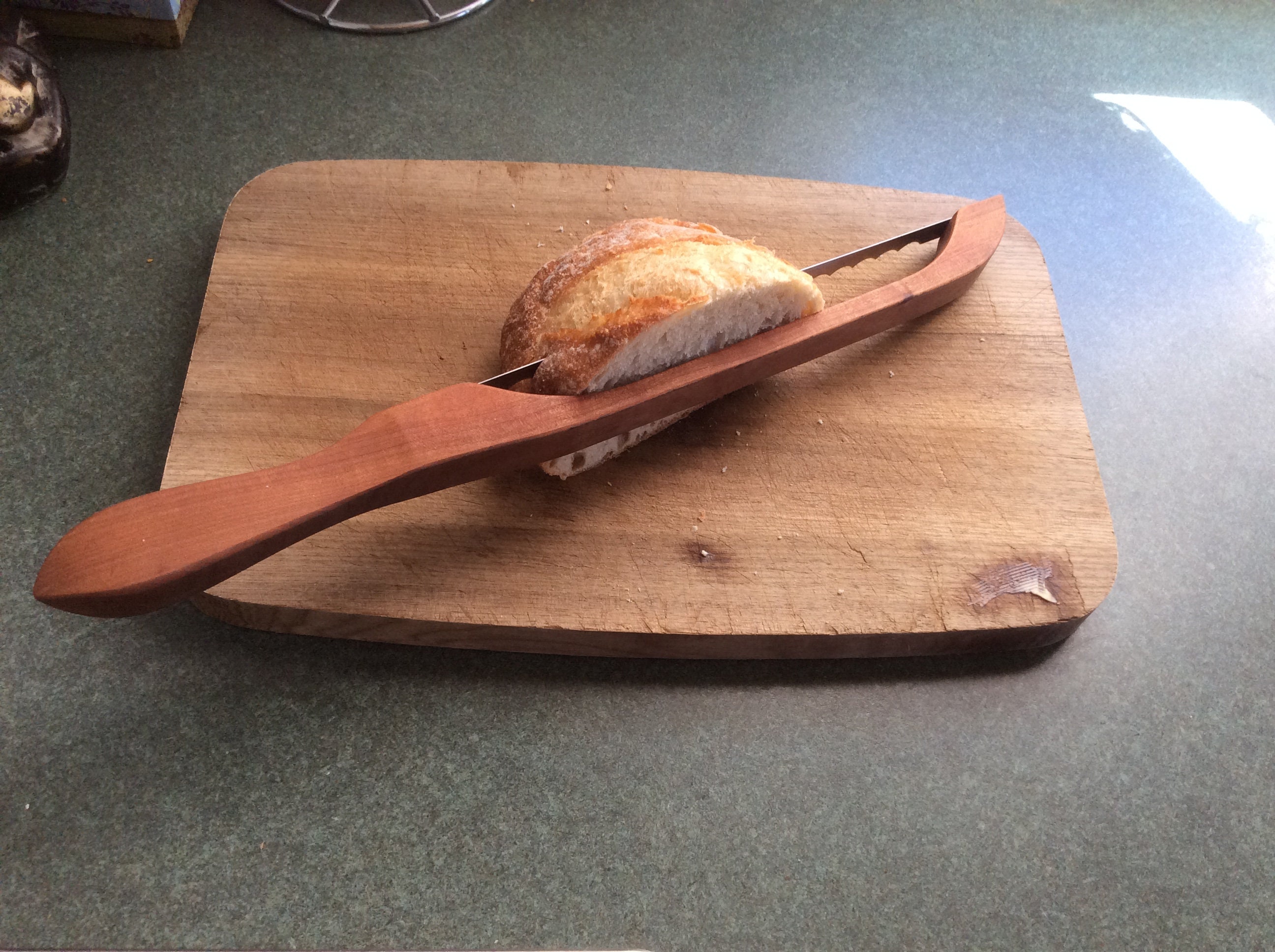 Knife Bread Knife Fiddle Bow Bread Knife Knife Wooden Knife Etsy Australia