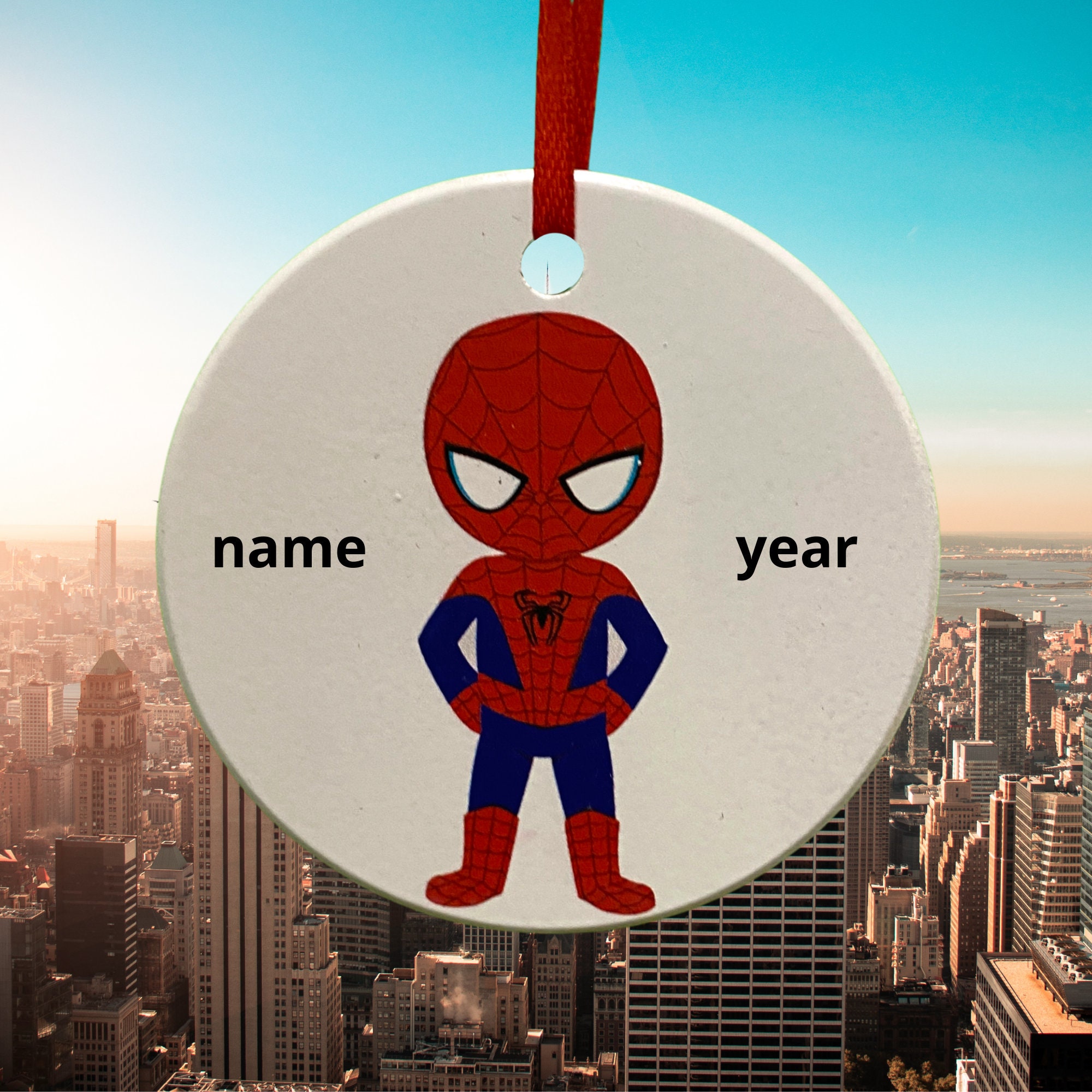 Discover Superhero Personalized Gifts 2022 Kids Ornament