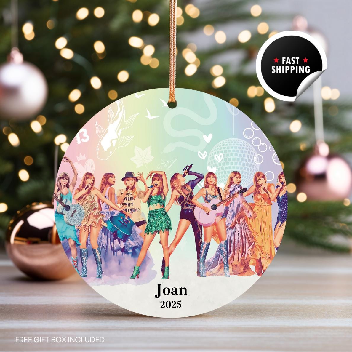 テイラースウィフト　オーナメント テイラースウィフト オーナメント TTPD Logo Ornament – Taylor