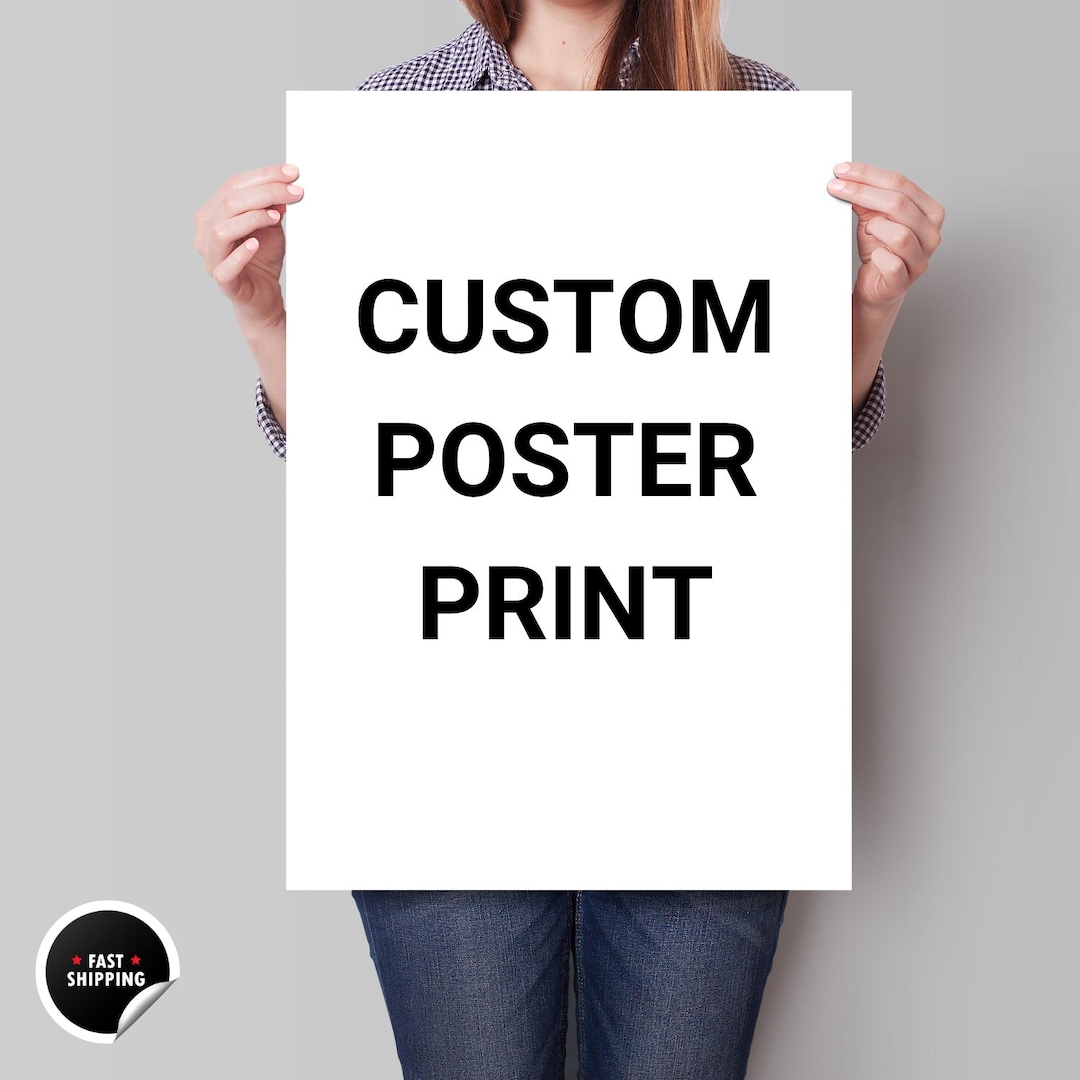 Custom Photo Design Poster | Custom Poster Printing | Family Photo ...