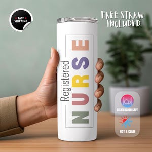 Personalisierte Krankenschwester Becher | | Geschenk für Krankenschwester | Nursing School Geschenk | RN Becher | RN Becher Personalisiert | RN Grad Geschenk | Dipl. Krankenschwester