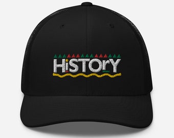 History Baseball Cap | Mesh Trucker cap | Black History Coordinates | Martin-inspired | Motivational | Inspiring